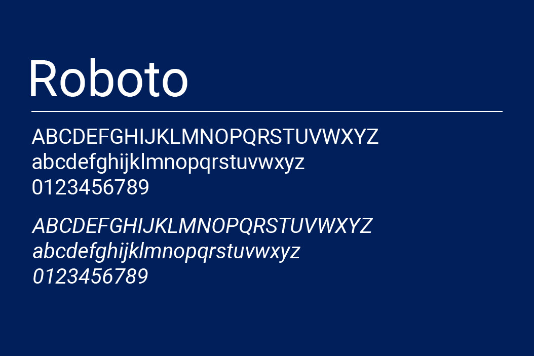 roboto font