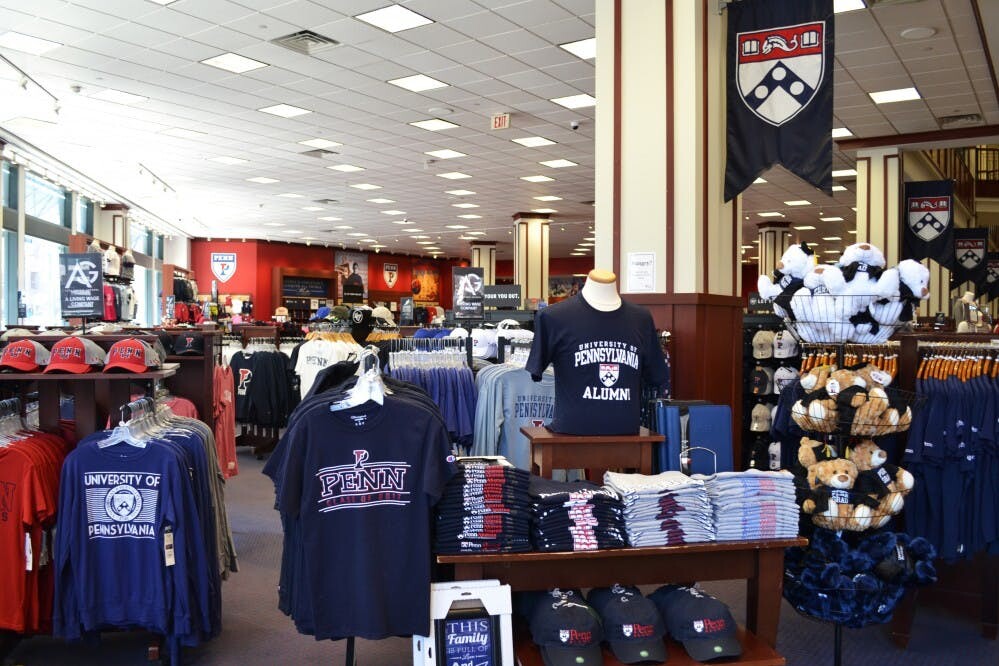 merchandise at the penn bookstore