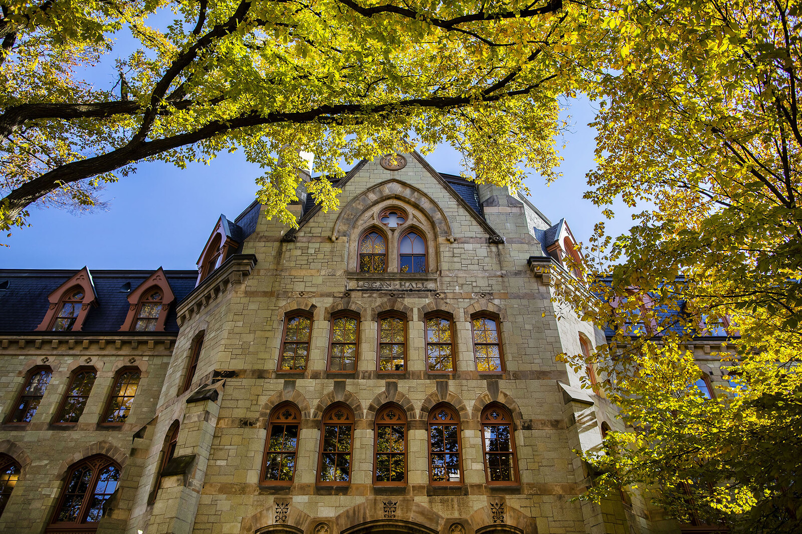 claudia cohen hall in autumn