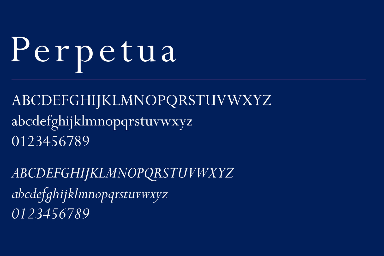 perpetua font